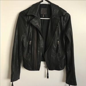 Joie Ailey Lamb Leather Jacket